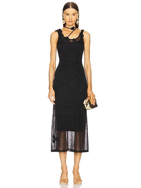 Cult Gaia Dresses & Skirts - CULT GAIA Pemma Knit Dress in Black